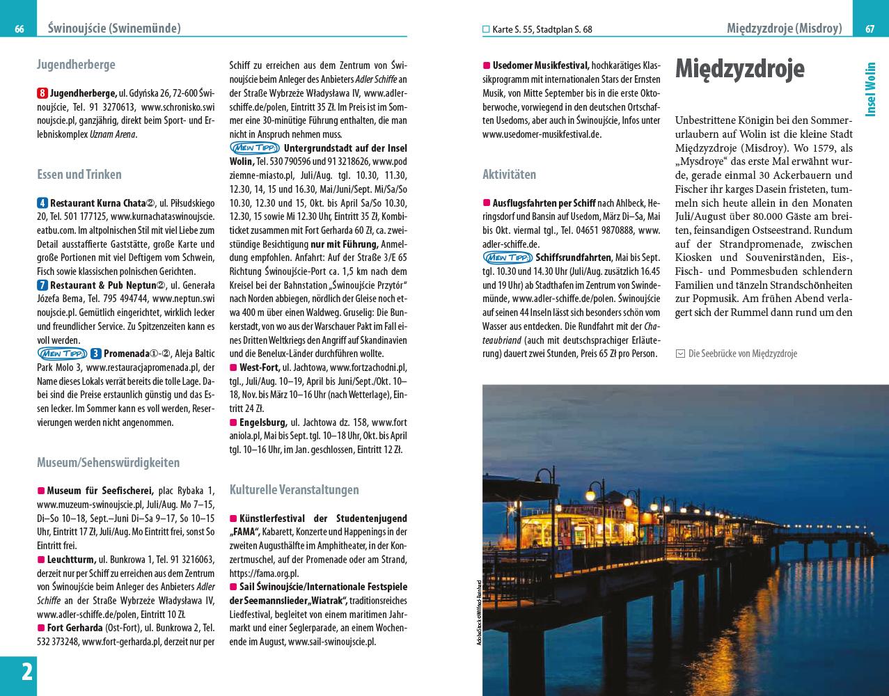 Beispielinhalt (Bild) Reise Know-How Reiseführer Polen - Ostseeküste und Masuren