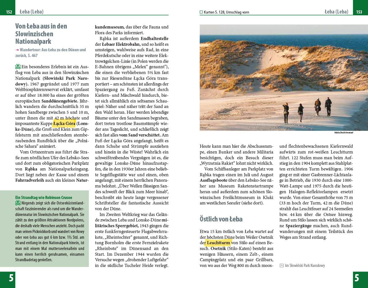 Beispielinhalt (Bild) Reise Know-How Reiseführer Polen - Ostseeküste und Masuren