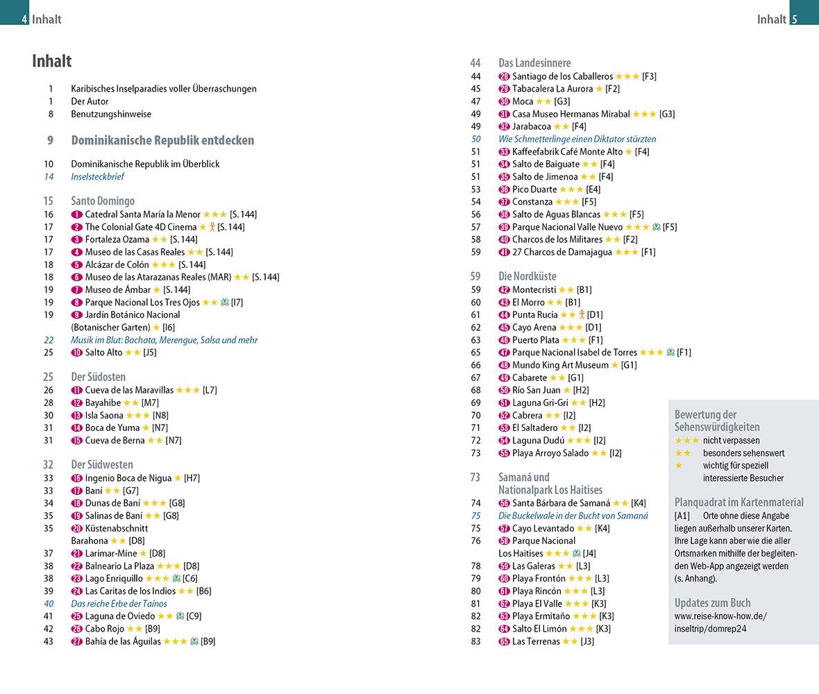 Beispielinhalt (Bild) Reise Know-How InselTrip Dominikanische Republik