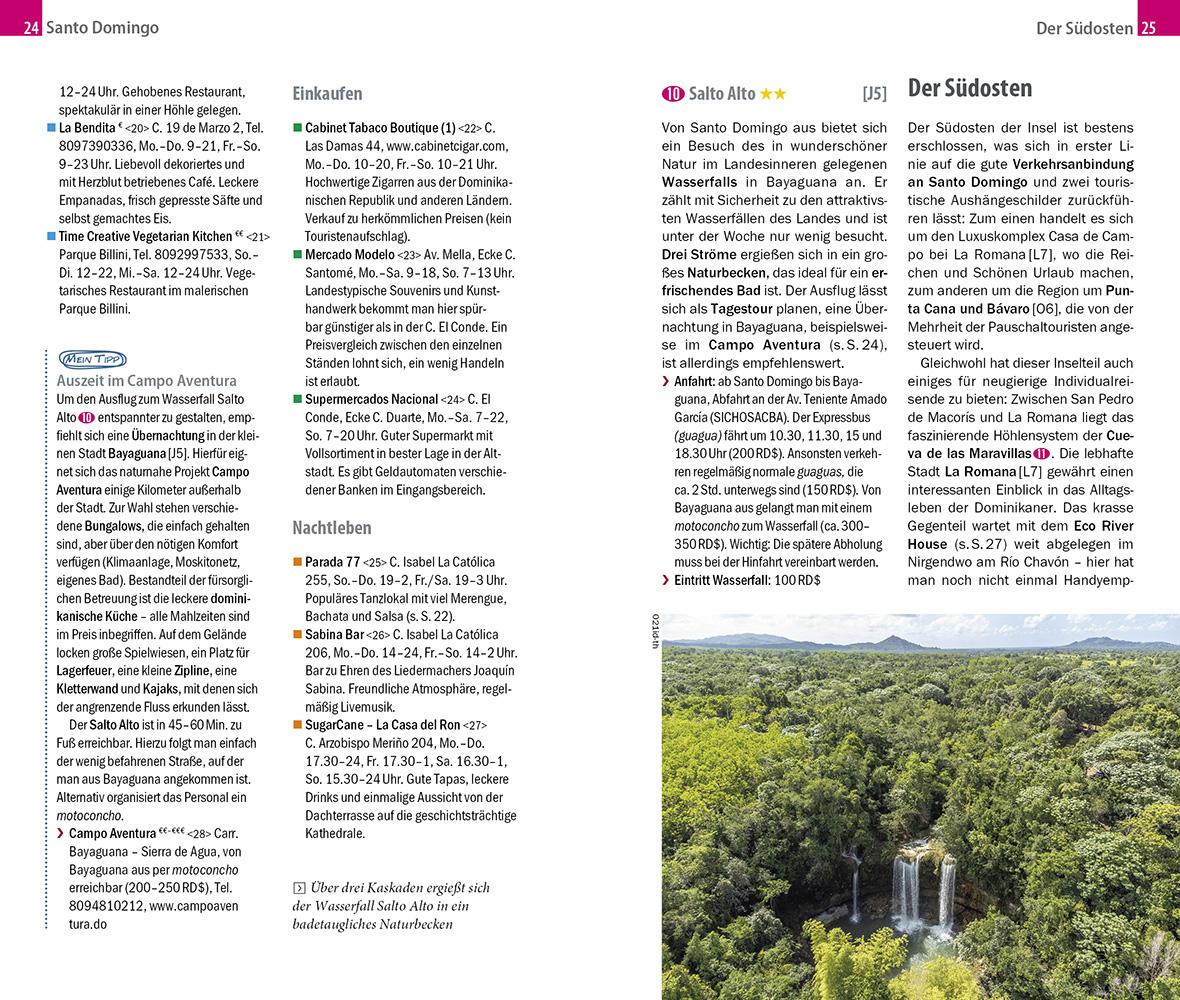 Beispielinhalt (Bild) Reise Know-How InselTrip Dominikanische Republik