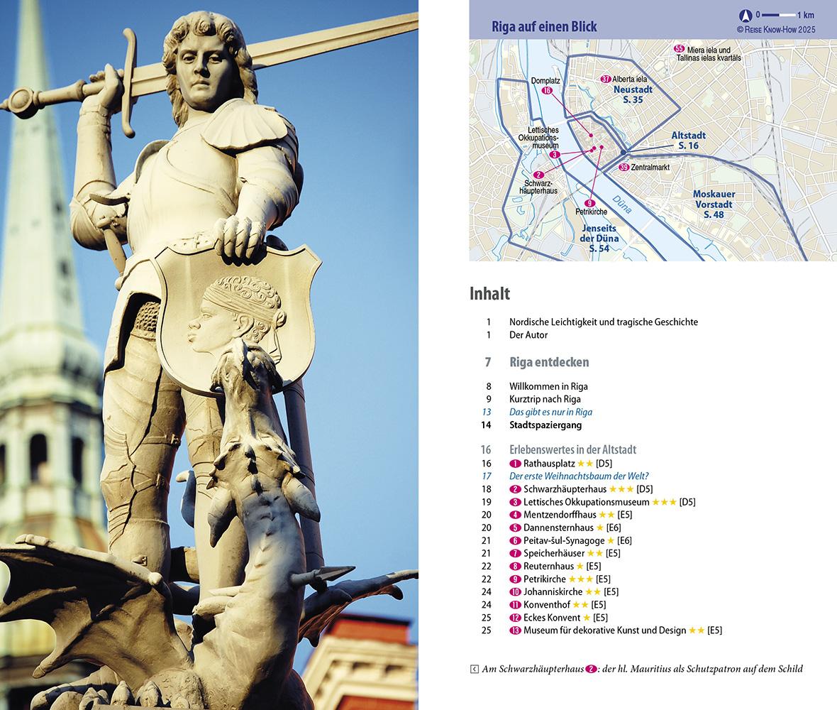 Beispielinhalt (Bild) Reise Know-How CityTrip Riga