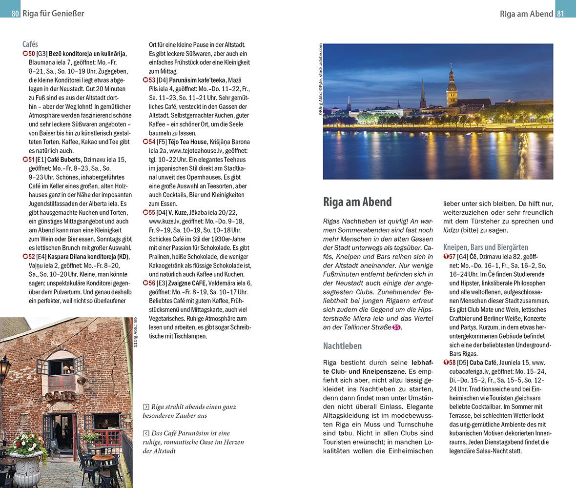 Beispielinhalt (Bild) Reise Know-How CityTrip Riga