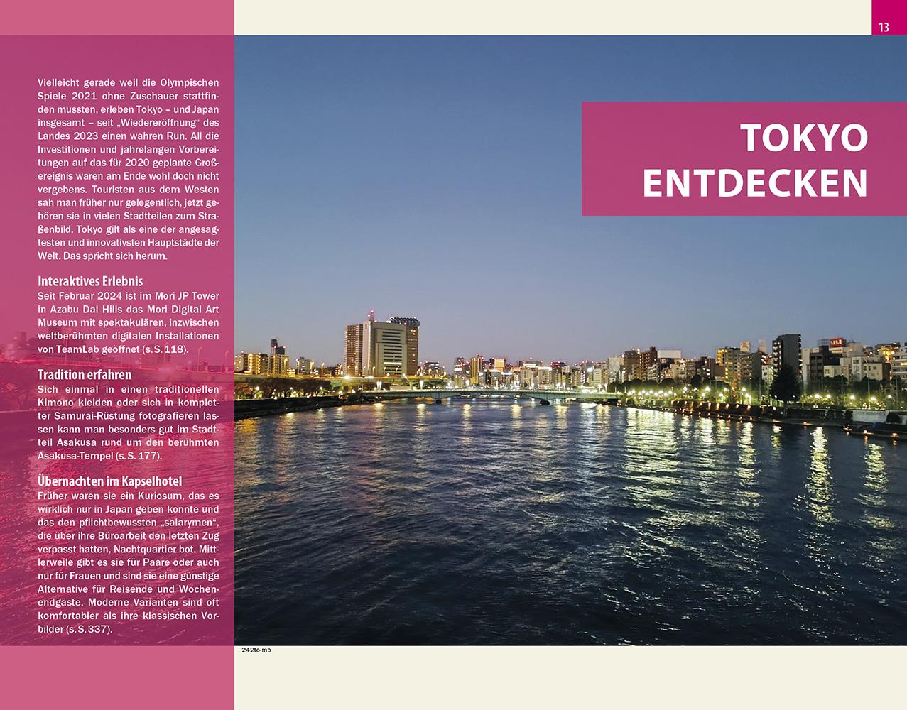 Beispielinhalt (Bild) Reise Know-How Reiseführer Tokyo (CityTrip PLUS)