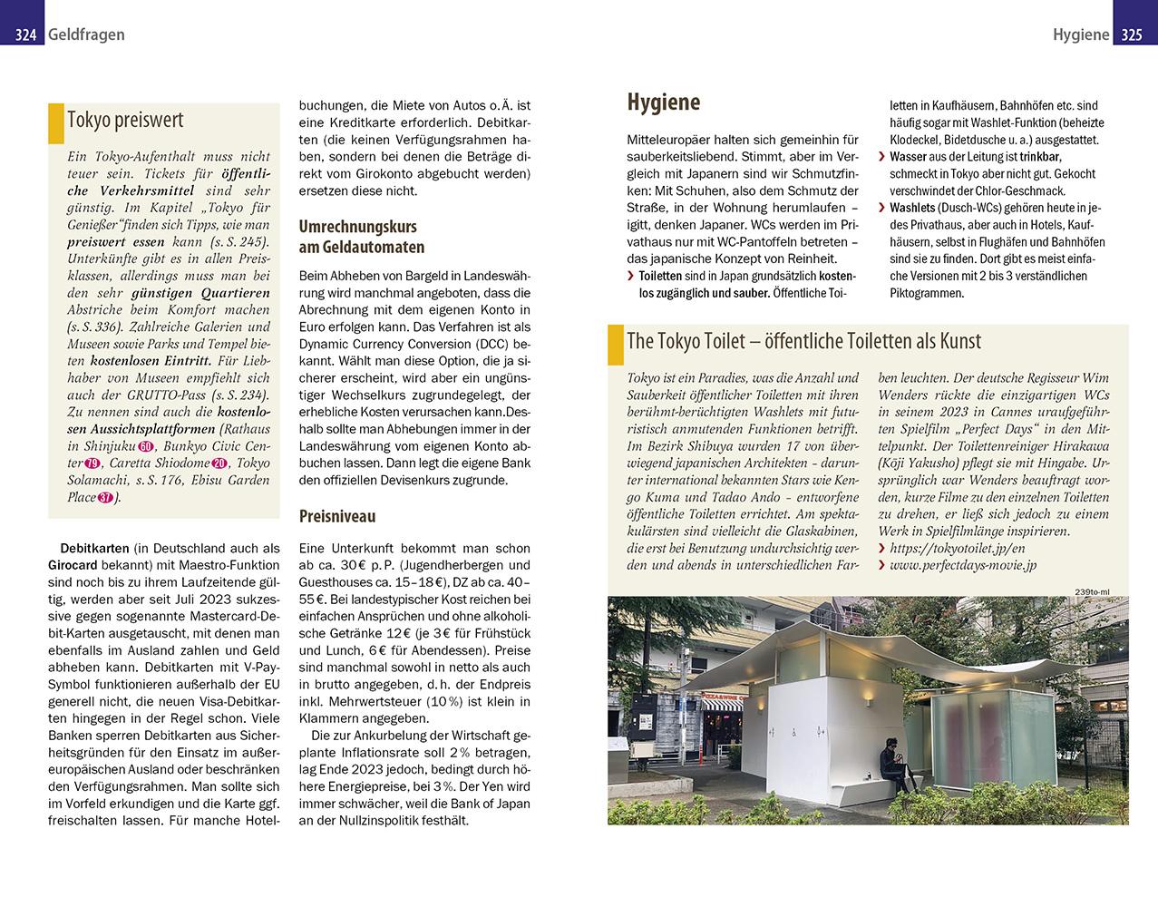 Beispielinhalt (Bild) Reise Know-How Reiseführer Tokyo (CityTrip PLUS)