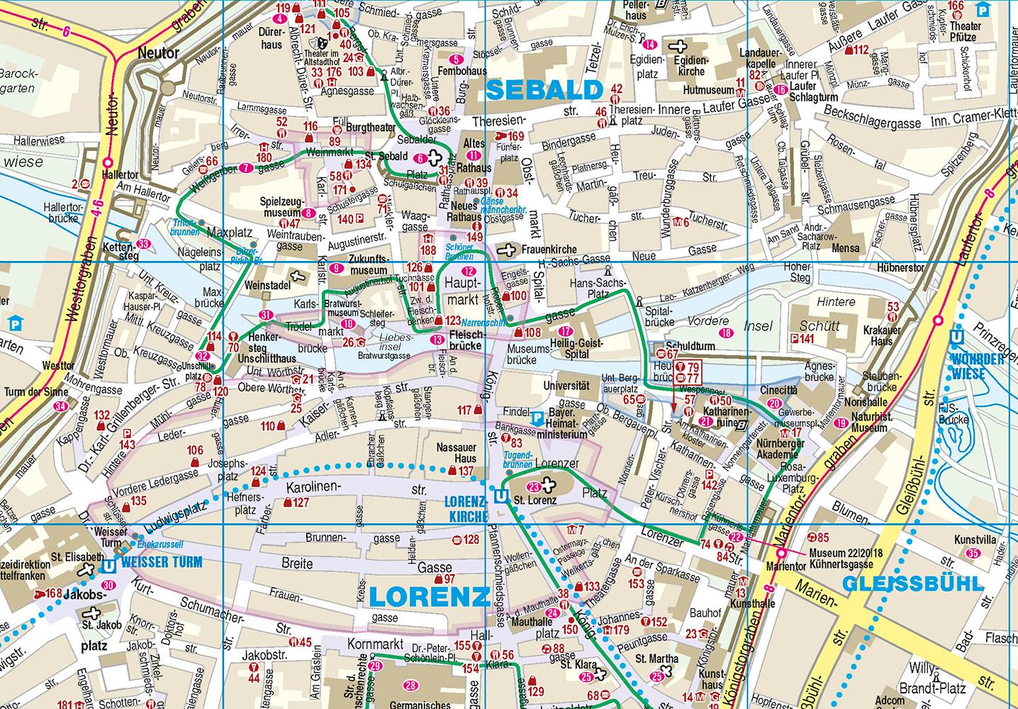 Beispielinhalt (Bild) Reise Know-How CityTrip Nürnberg