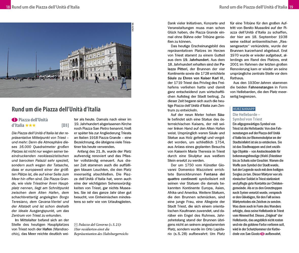 Beispielinhalt (Bild) Reise Know-How CityTrip Triest