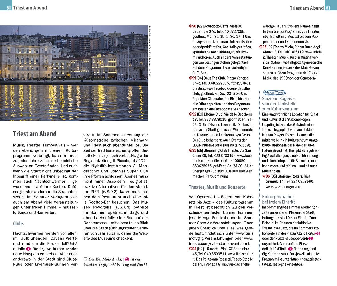 Beispielinhalt (Bild) Reise Know-How CityTrip Triest