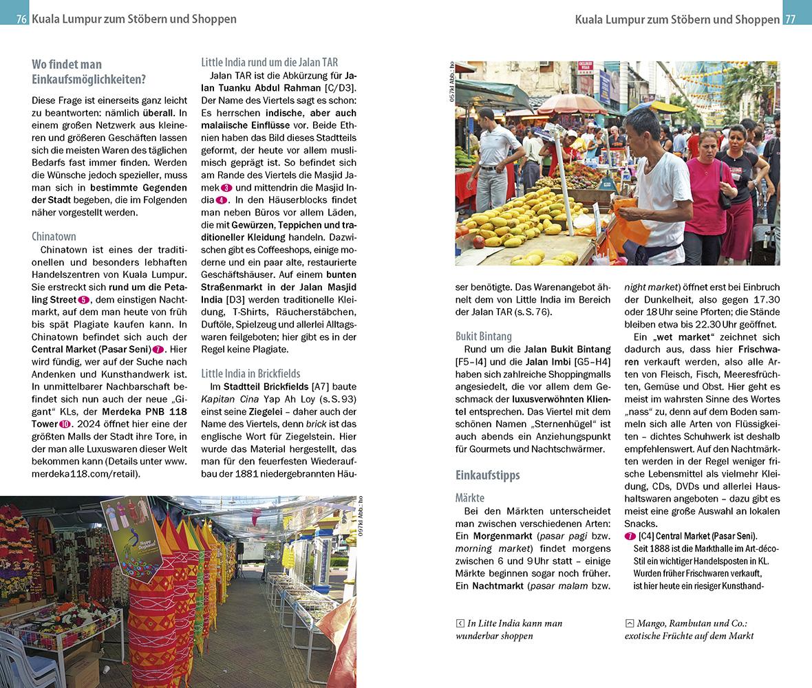 Beispielinhalt (Bild) Reise Know-How CityTrip Kuala Lumpur