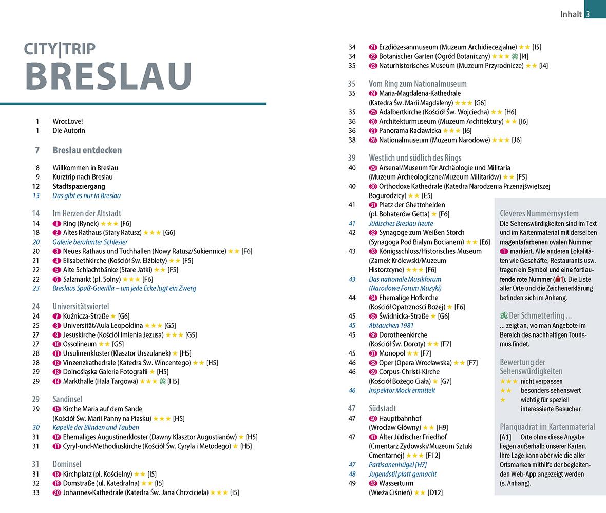 Beispielinhalt (Bild) Reise Know-How CityTrip Breslau