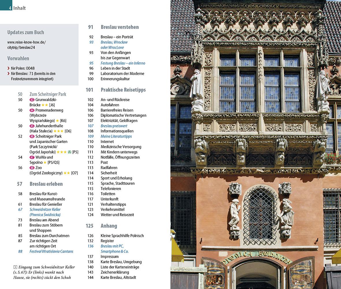 Beispielinhalt (Bild) Reise Know-How CityTrip Breslau