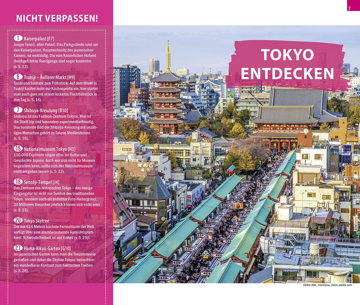 Beispielinhalt (Bild) Reise Know-How CityTrip Tokyo