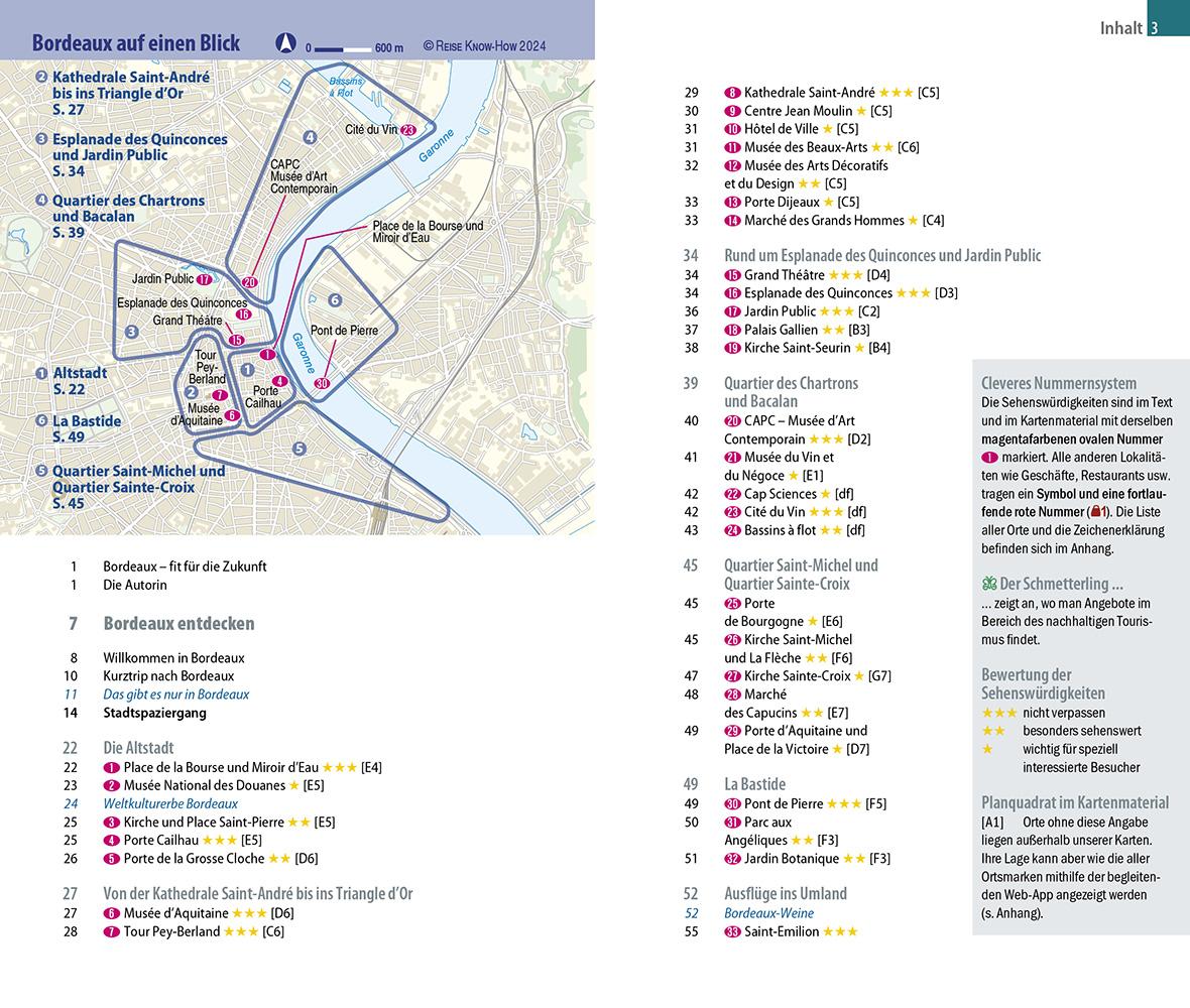 Beispielinhalt (Bild) Reise Know-How CityTrip Bordeaux