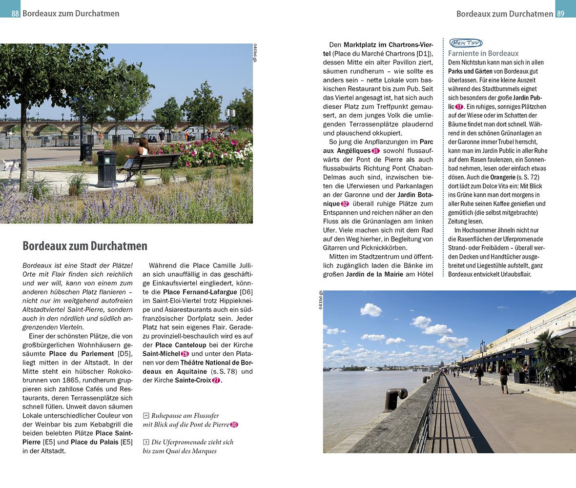 Beispielinhalt (Bild) Reise Know-How CityTrip Bordeaux