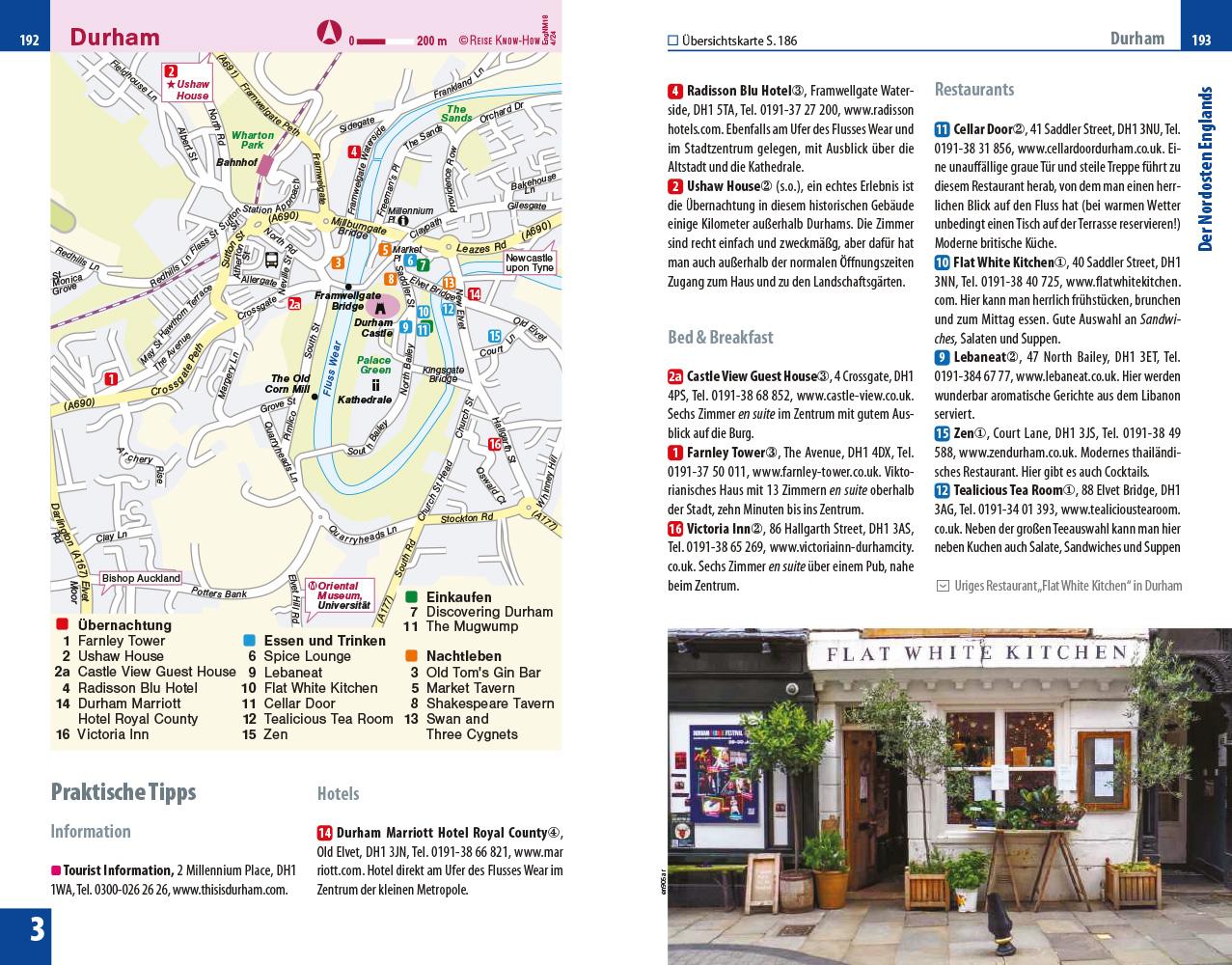 Beispielinhalt (Bild) Reise Know-How Reiseführer England - Norden und Mitte