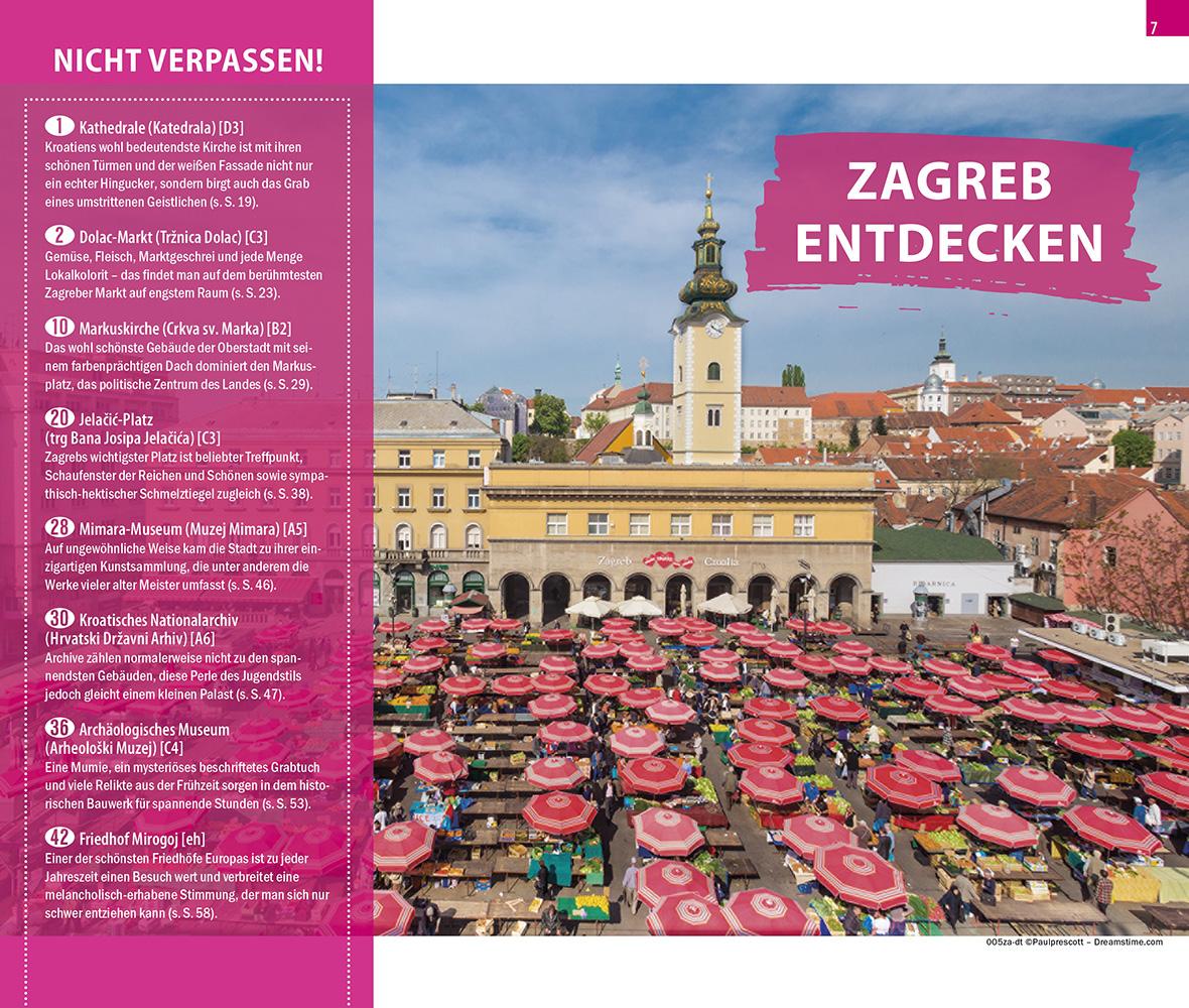 Beispielinhalt (Bild) Reise Know-How CityTrip Zagreb