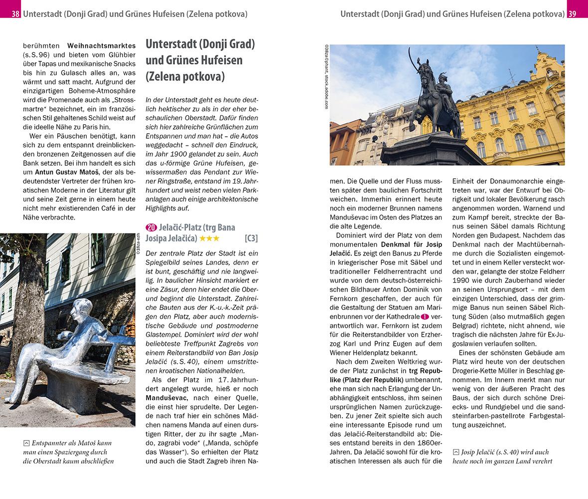 Beispielinhalt (Bild) Reise Know-How CityTrip Zagreb
