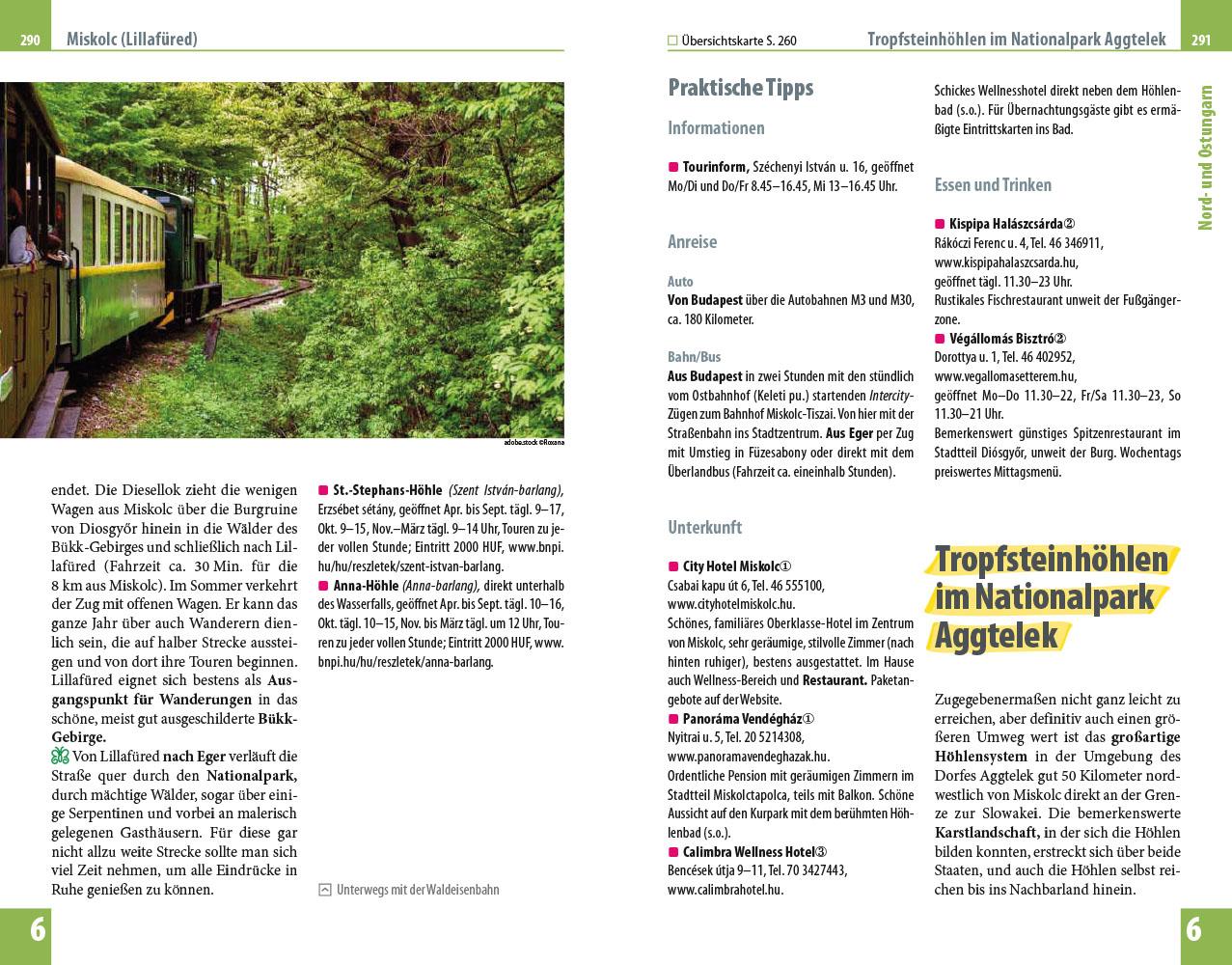 Beispielinhalt (Bild) Reise Know-How Reiseführer Ungarn