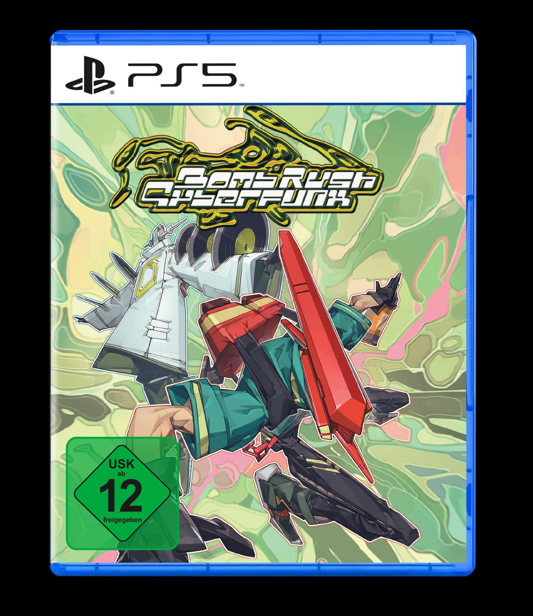 Vorderes Coverbild Bomb Rush Cyberfunk (PaysStation PS5)
