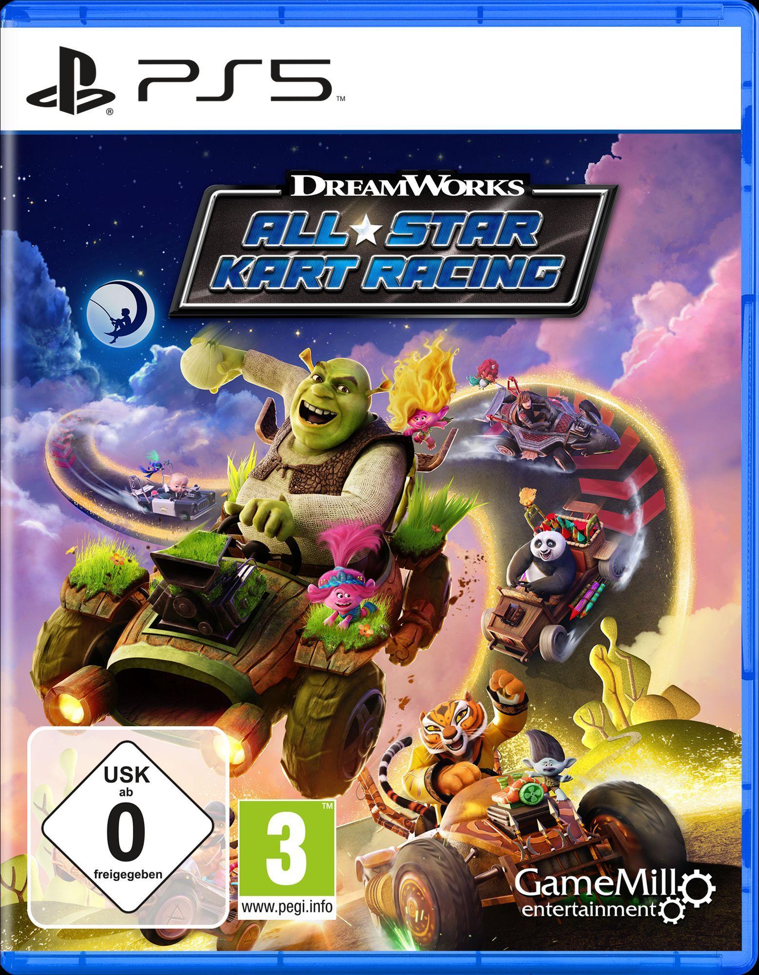 Vorderes Coverbild Dreamworks All-Star KartRacing (PlayStation PS5)