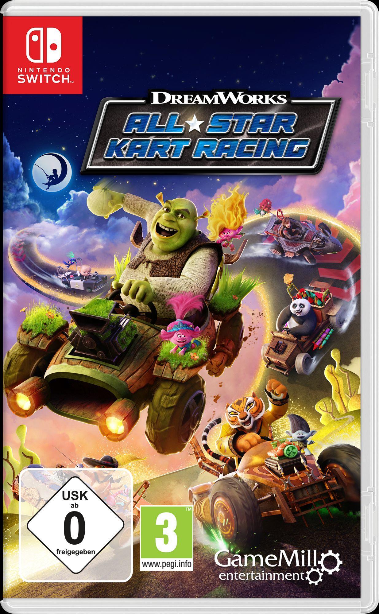 Vorderes Coverbild Dreamworks All-Star KartRacing (Nintendo Switch)