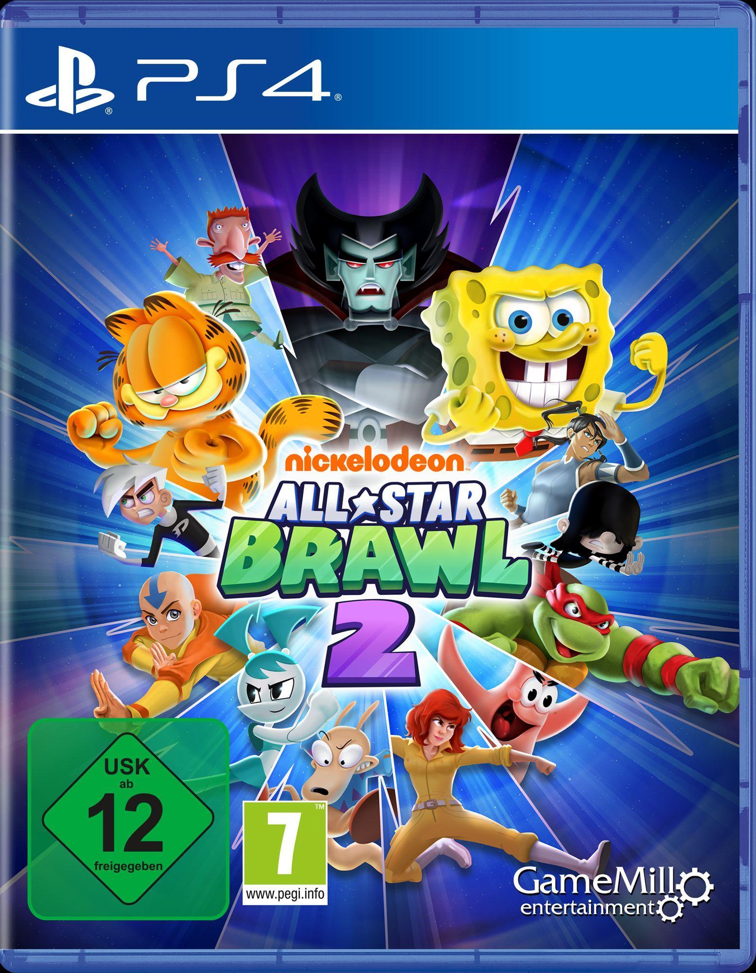 Vorderes Coverbild Nickelodeon All-Star Brawl 2 (PlayStation PS4)