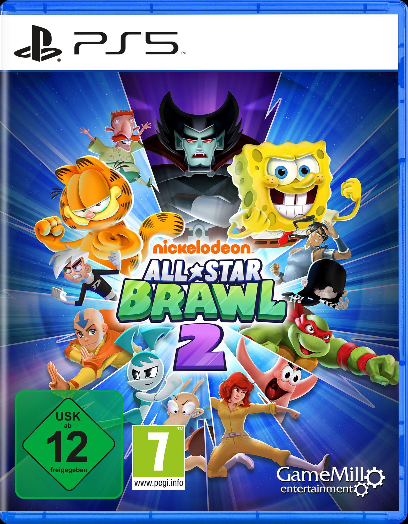 Vorderes Coverbild Nickelodeon All-Star Brawl 2 (PlayStation PS5)
