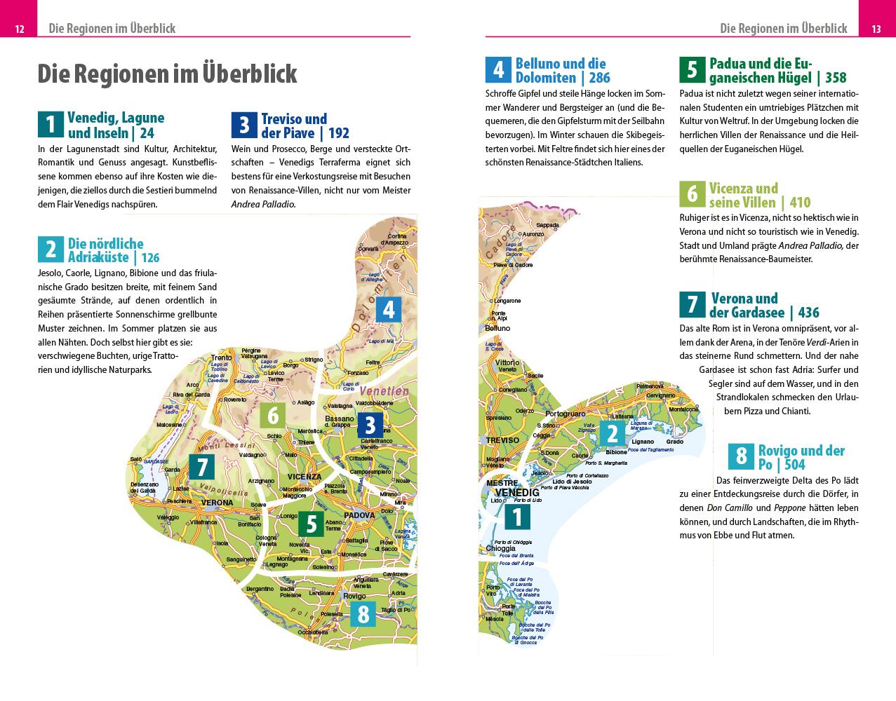Beispielinhalt (Bild) Reise Know-How Reiseführer Venetien