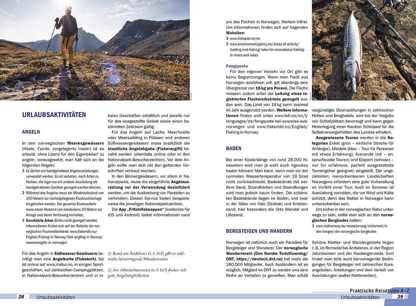 Beispielinhalt (Bild) Reise Know-How Wohnmobil-Tourguide Südnorwegen