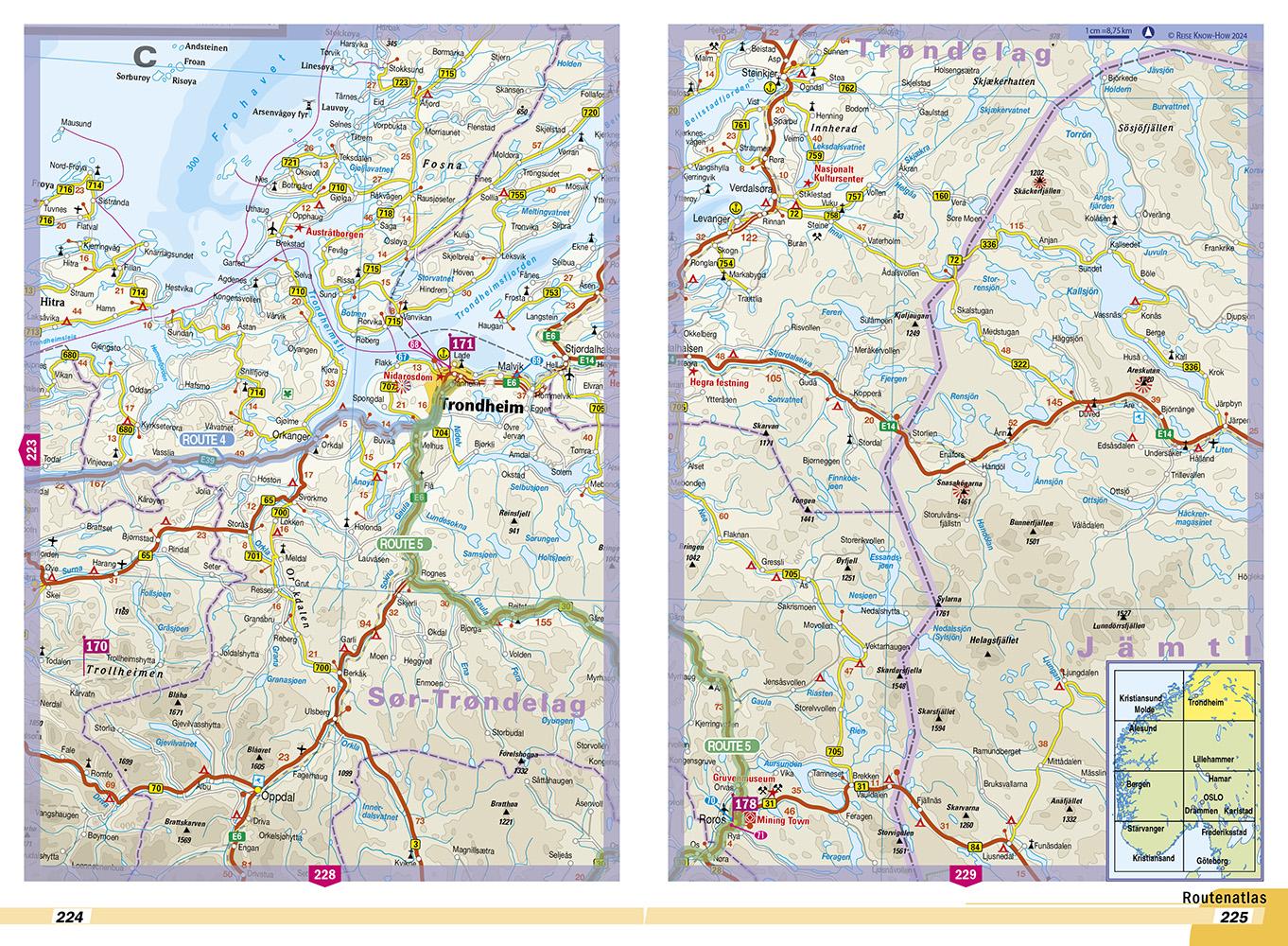 Beispielinhalt (Bild) Reise Know-How Wohnmobil-Tourguide Südnorwegen