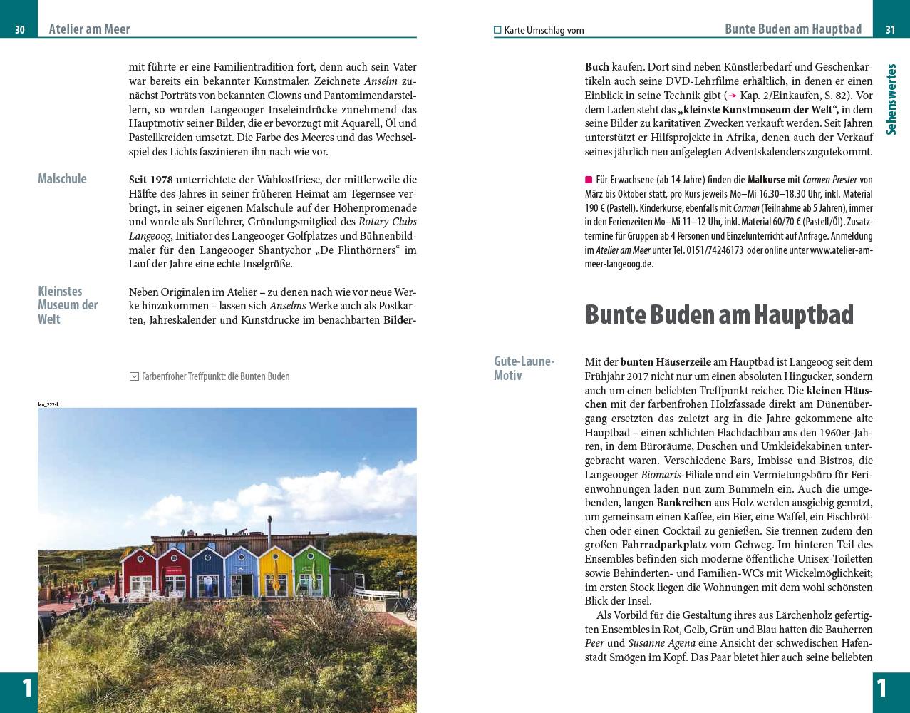 Beispielinhalt (Bild) Reise Know-How Reiseführer Langeoog