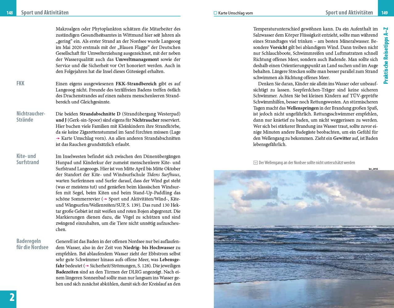 Beispielinhalt (Bild) Reise Know-How Reiseführer Langeoog