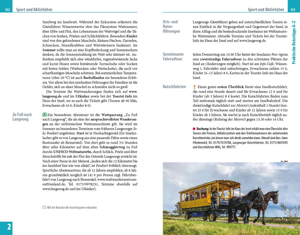 Beispielinhalt (Bild) Reise Know-How Reiseführer Langeoog