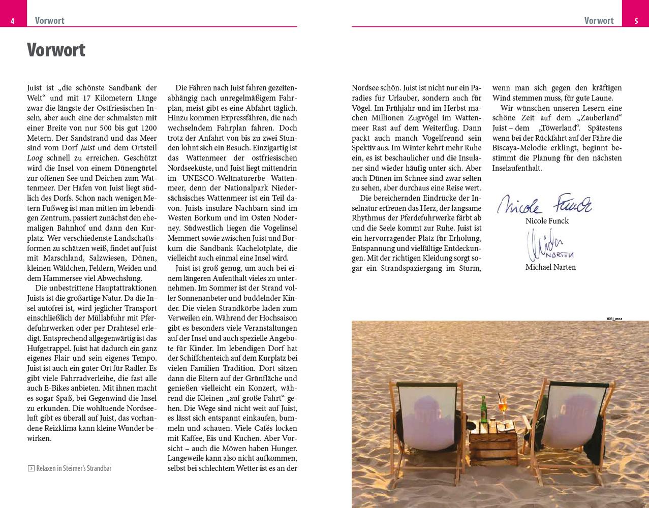 Beispielinhalt (Bild) Reise Know-How Reiseführer Juist