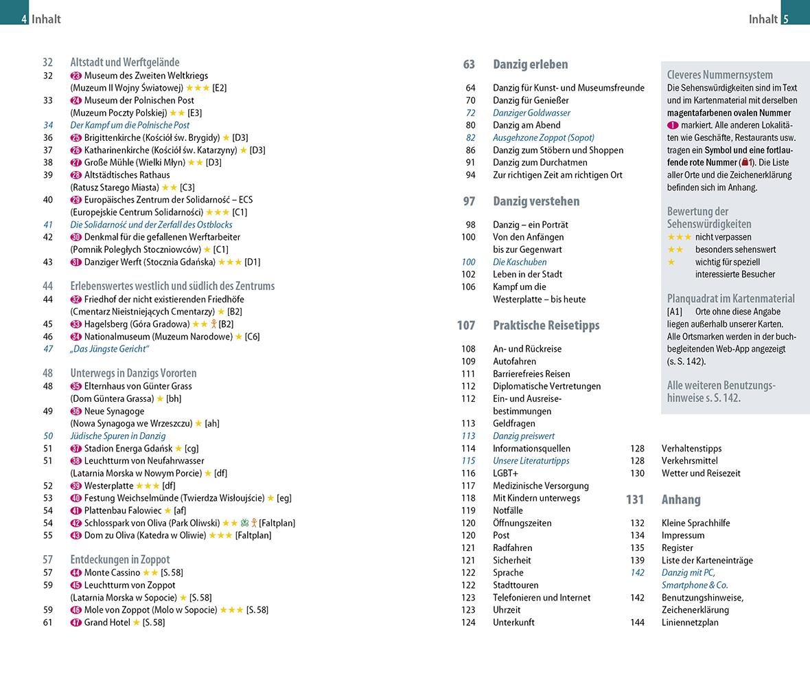 Beispielinhalt (Bild) Reise Know-How CityTrip Danzig