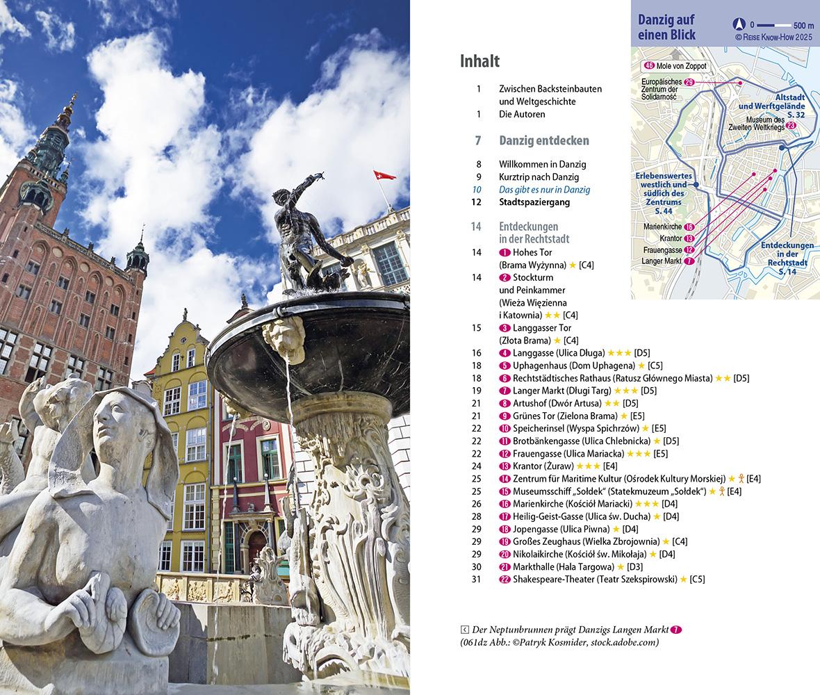 Beispielinhalt (Bild) Reise Know-How CityTrip Danzig
