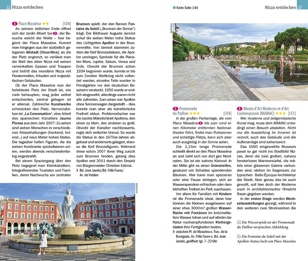 Beispielinhalt (Bild) Reise Know-How CityTrip Nizza, Cannes, Antibes, Monaco