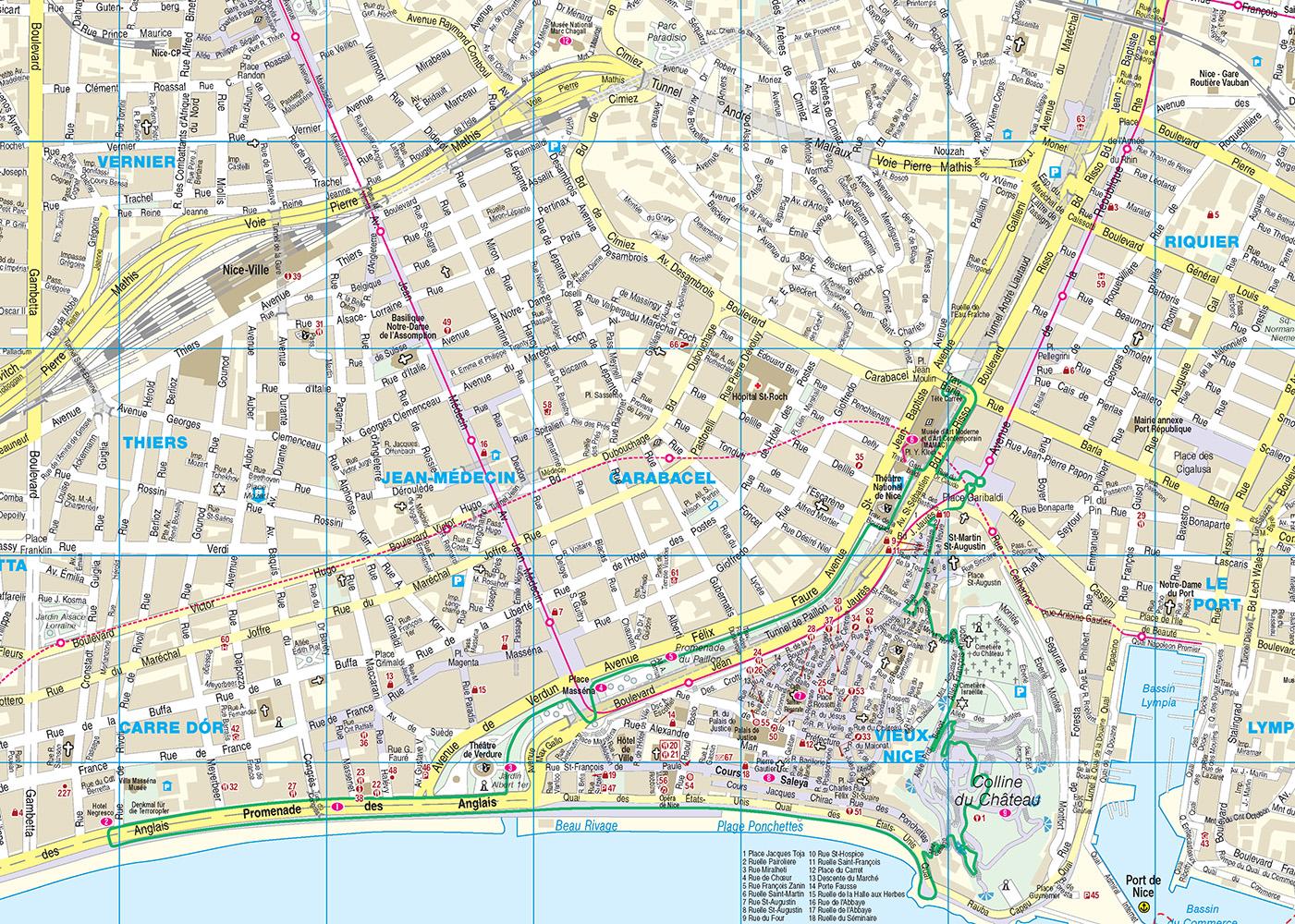 Beispielinhalt (Bild) Reise Know-How CityTrip Nizza, Cannes, Antibes, Monaco
