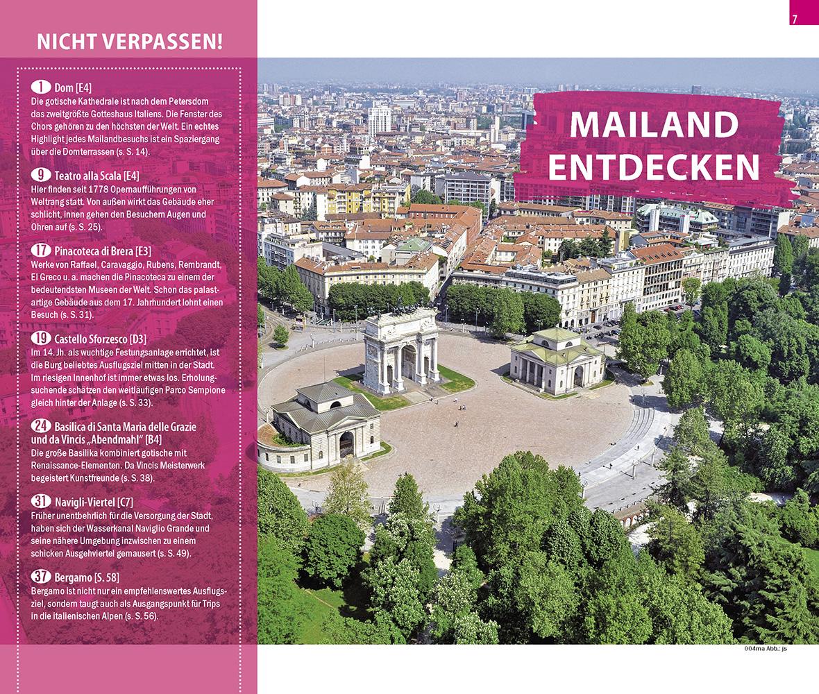 Beispielinhalt (Bild) Reise Know-How CityTrip Mailand und Bergamo
