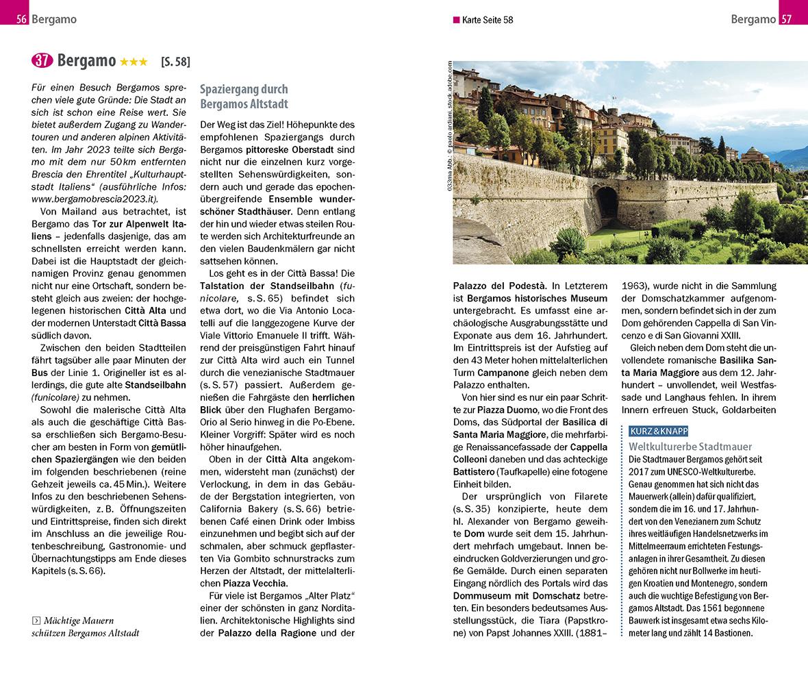 Beispielinhalt (Bild) Reise Know-How CityTrip Mailand und Bergamo