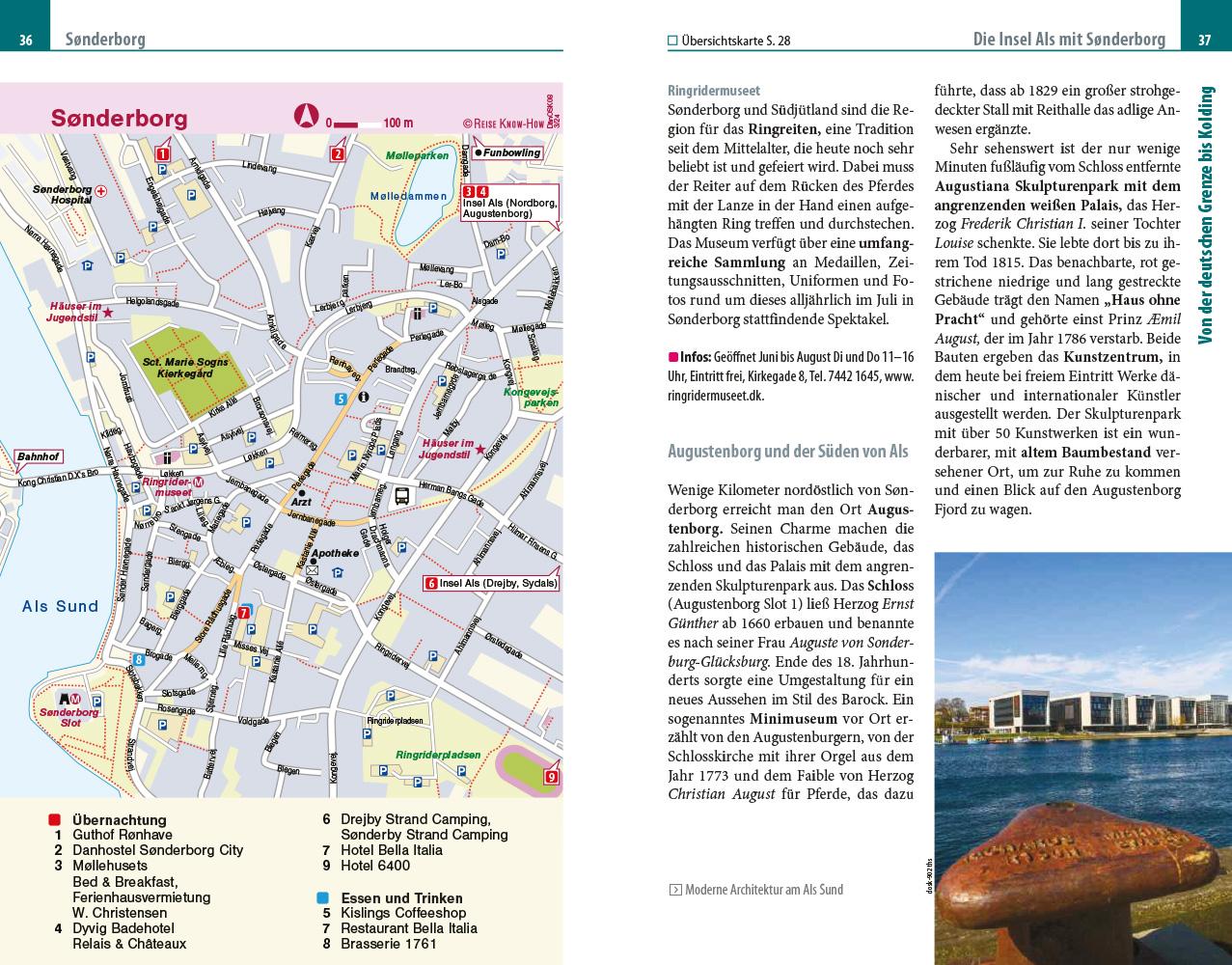 Beispielinhalt (Bild) Reise Know-How Reiseführer Dänemark - Ostseeküste und Fünen