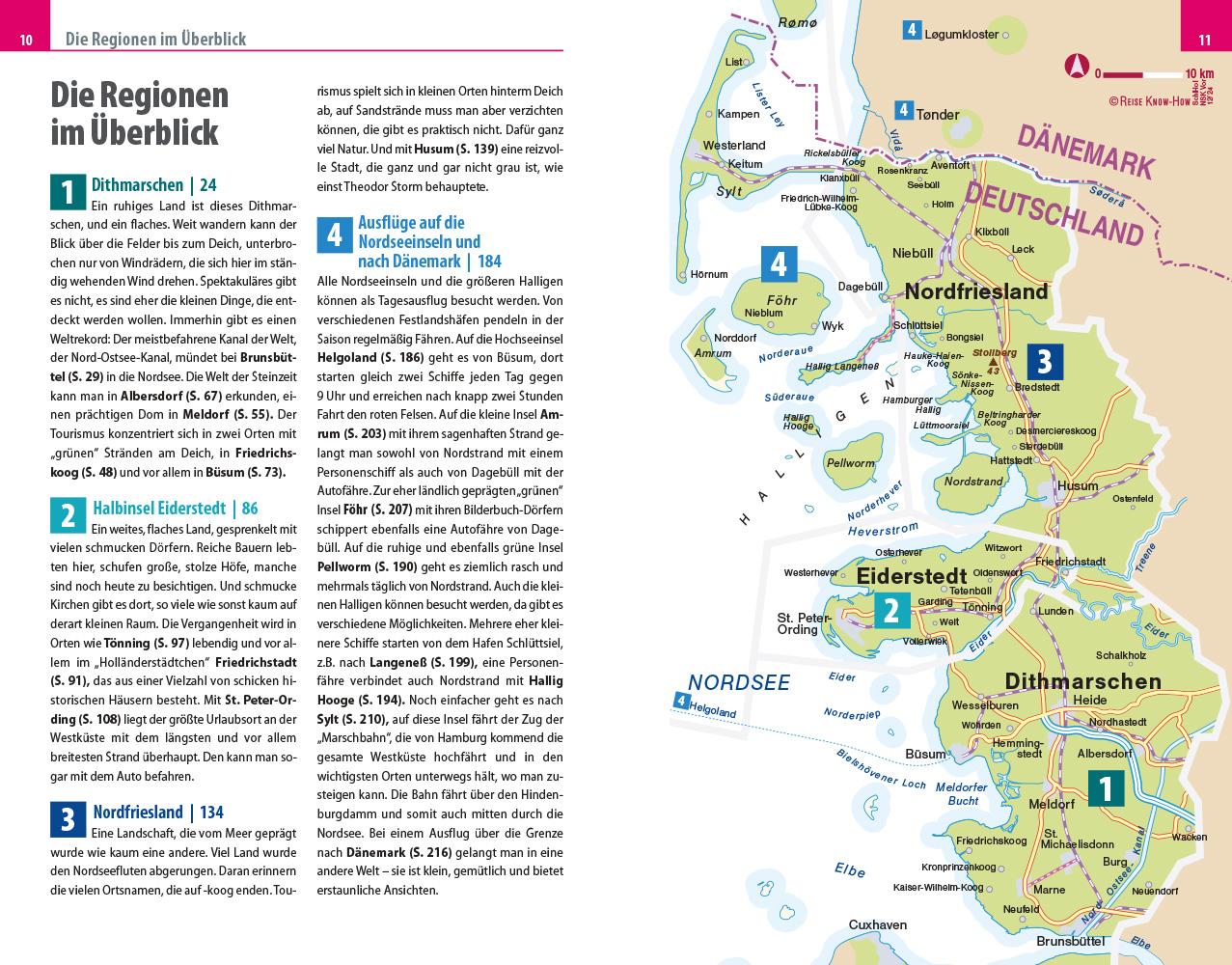Beispielinhalt (Bild) Reise Know-How Reiseführer Nordseeküste Schleswig-Holstein