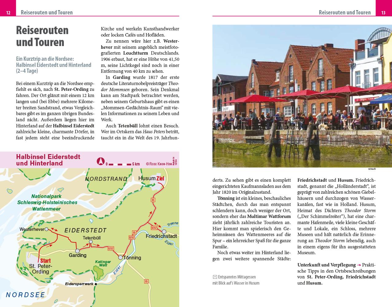 Beispielinhalt (Bild) Reise Know-How Reiseführer Nordseeküste Schleswig-Holstein