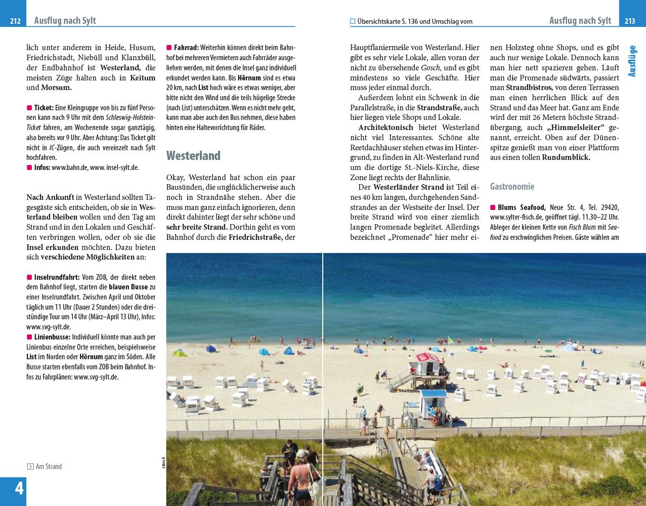 Beispielinhalt (Bild) Reise Know-How Reiseführer Nordseeküste Schleswig-Holstein