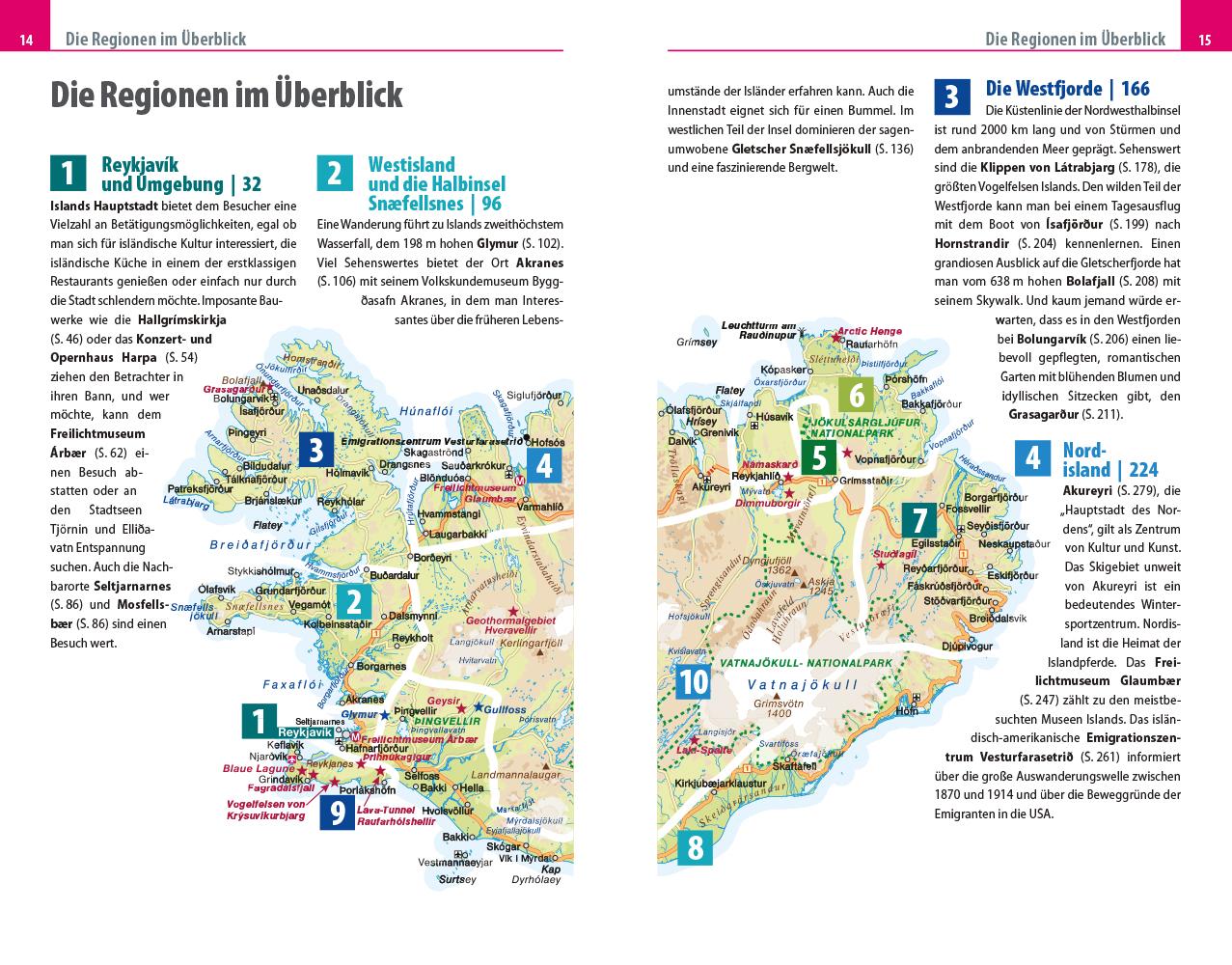 Beispielinhalt (Bild) Reise Know-How Reiseführer Island