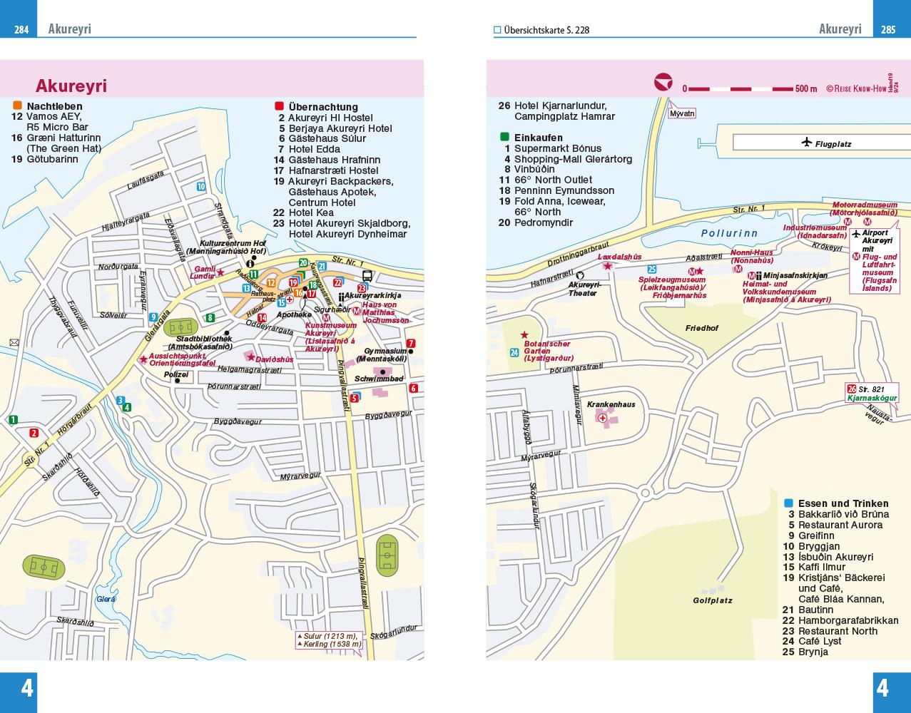 Beispielinhalt (Bild) Reise Know-How Reiseführer Island