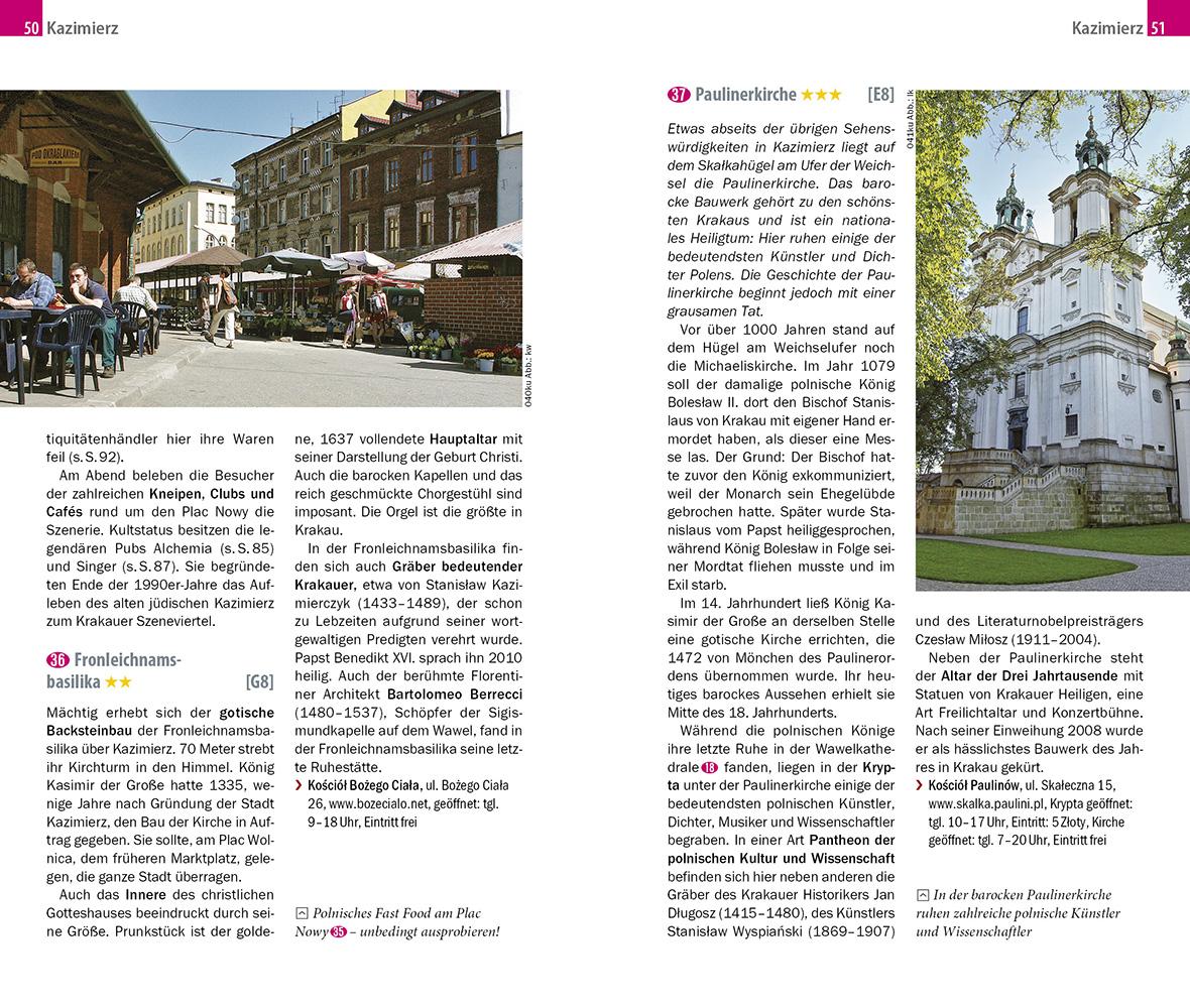Beispielinhalt (Bild) Reise Know-How CityTrip Krakau