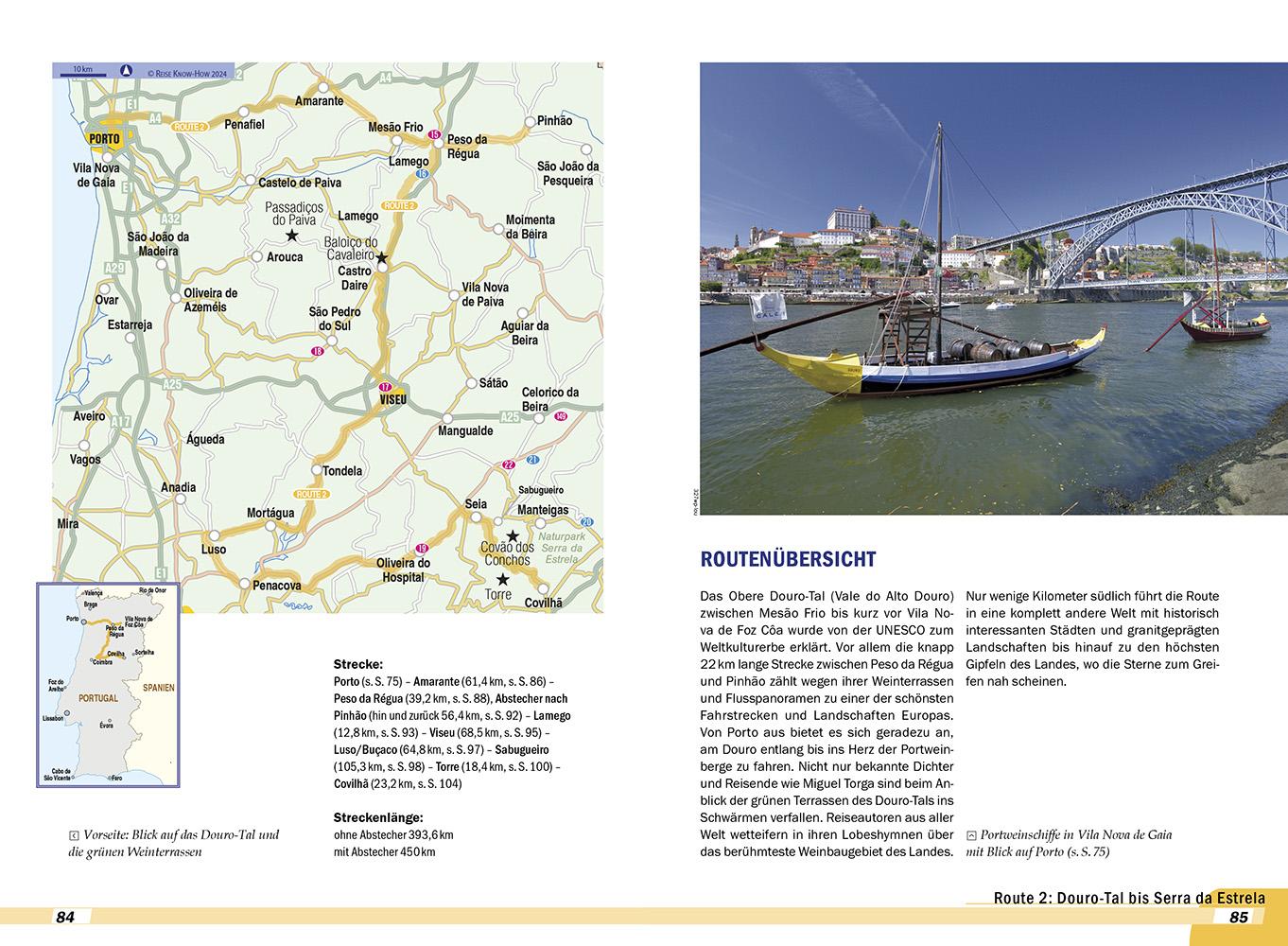 Beispielinhalt (Bild) Reise Know-How Wohnmobil-Tourguide Portugal