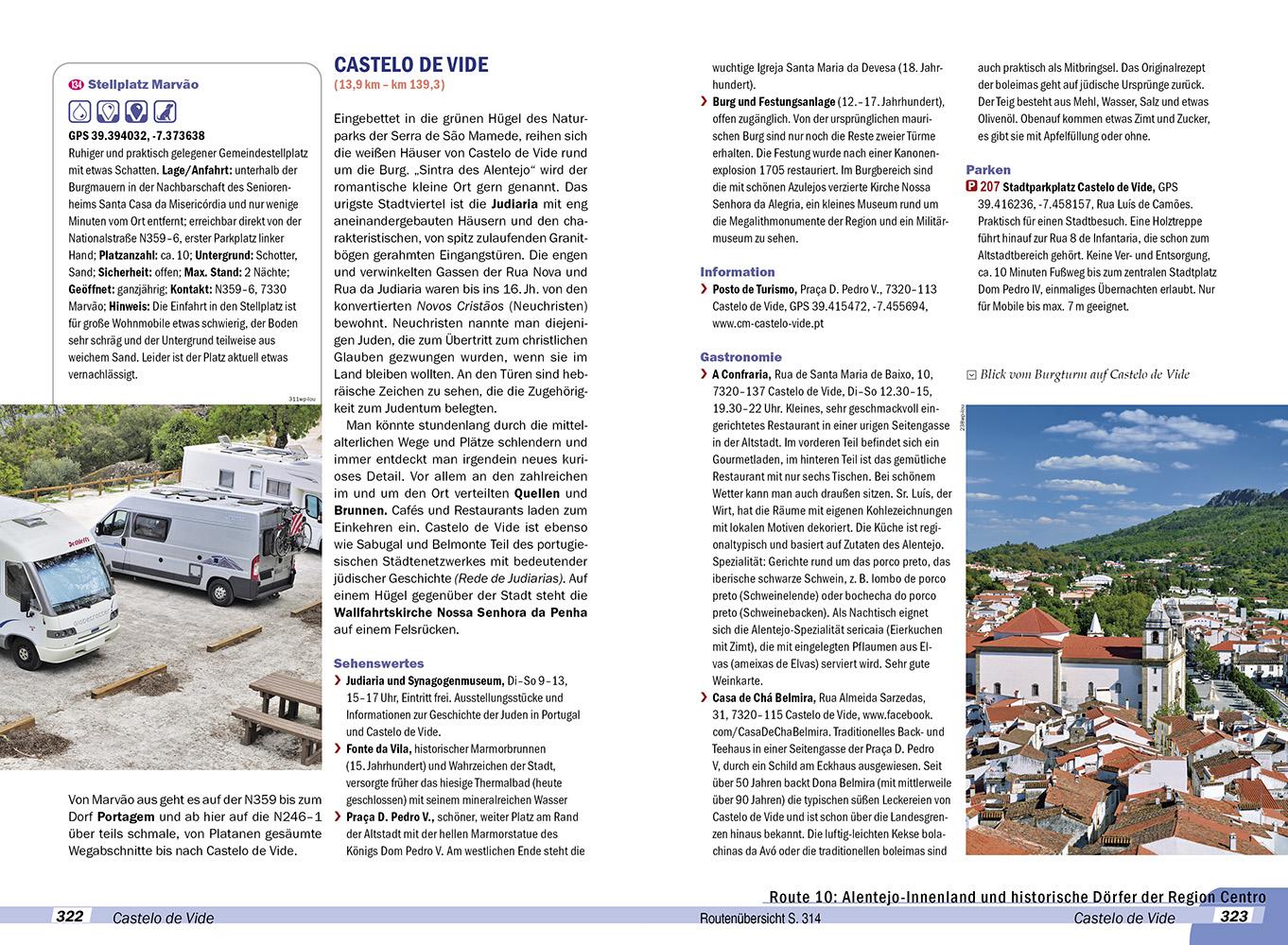 Beispielinhalt (Bild) Reise Know-How Wohnmobil-Tourguide Portugal
