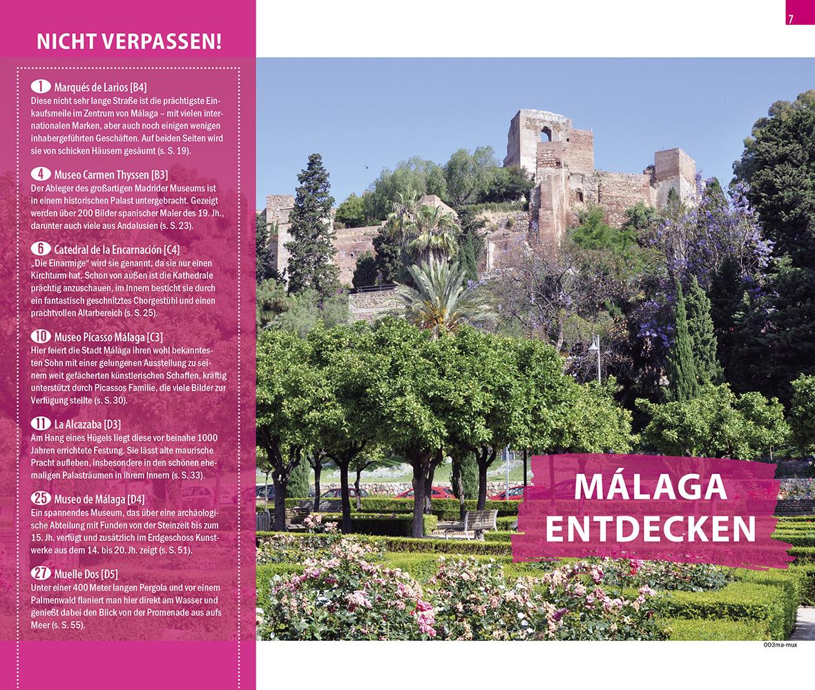 Beispielinhalt (Bild) Reise Know-How CityTrip Málaga