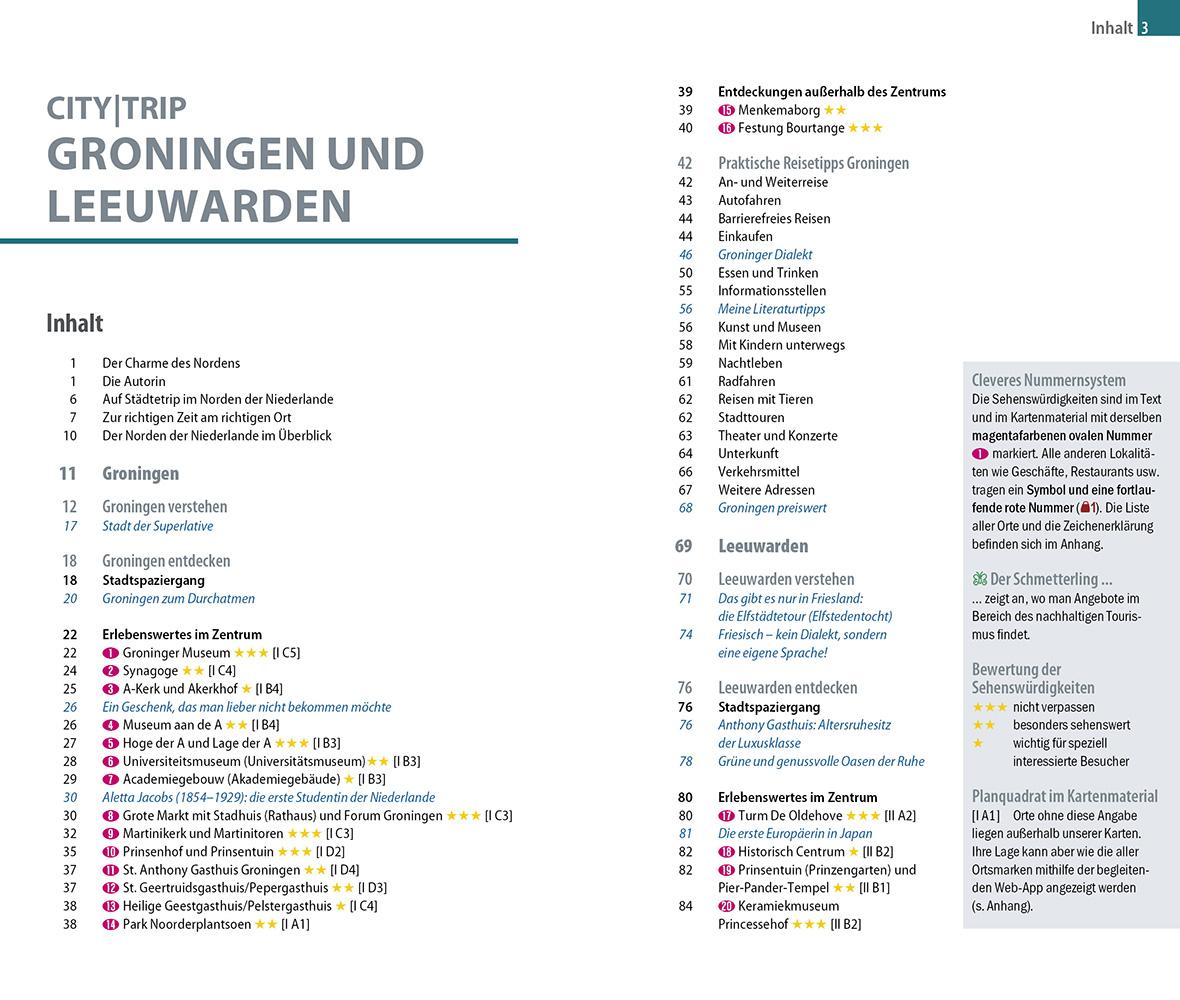 Beispielinhalt (Bild) Reise Know-How CityTrip Groningen und Leeuwarden